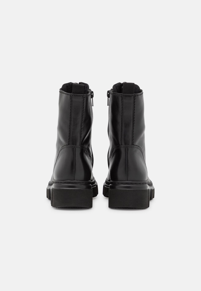 Altsilber Gabor Platform Ankle Boots