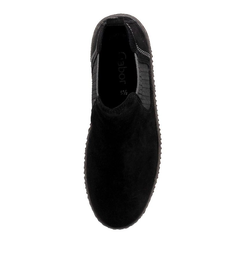 Angels Schwarz-Grey Suede Gabor