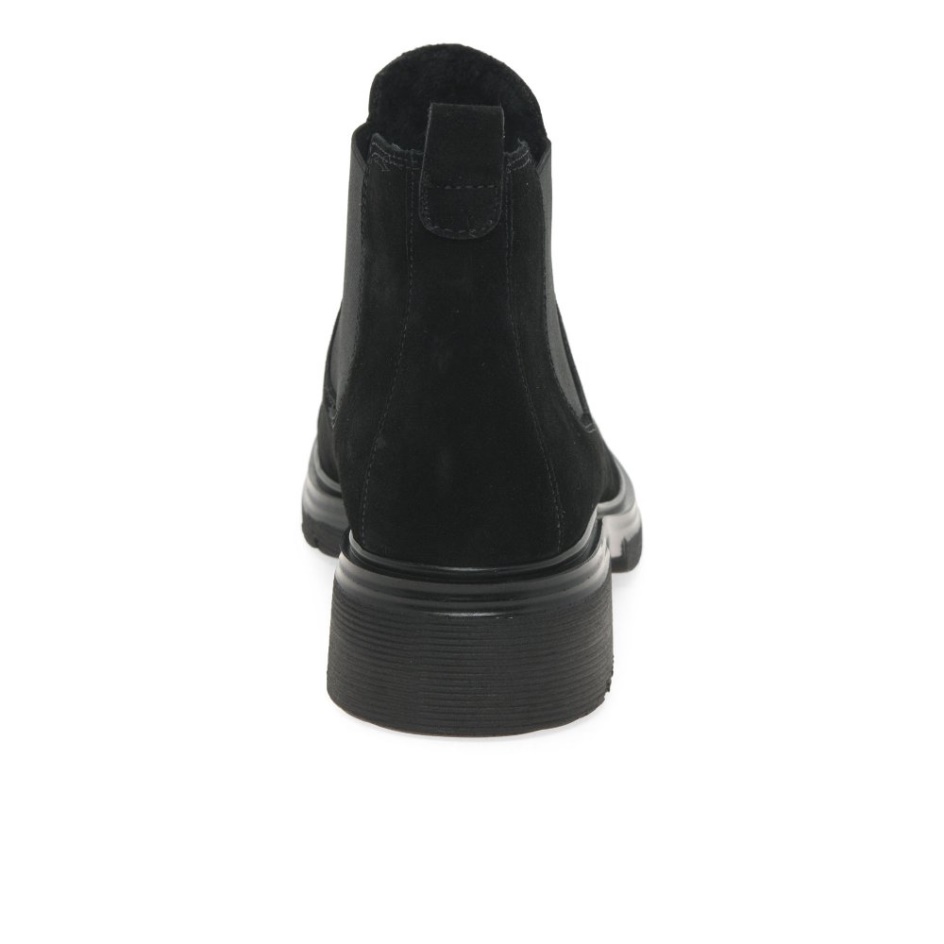 Babel Womens Chelsea Boots Black Suede Gabor