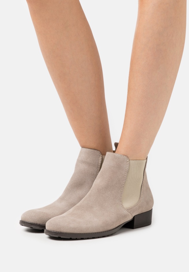 Beige Gabor Classic Ankle Boots