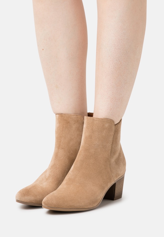 Beige Gabor Classic Ankle Boots