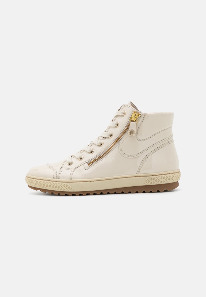 Beige Gabor High-Top Trainers