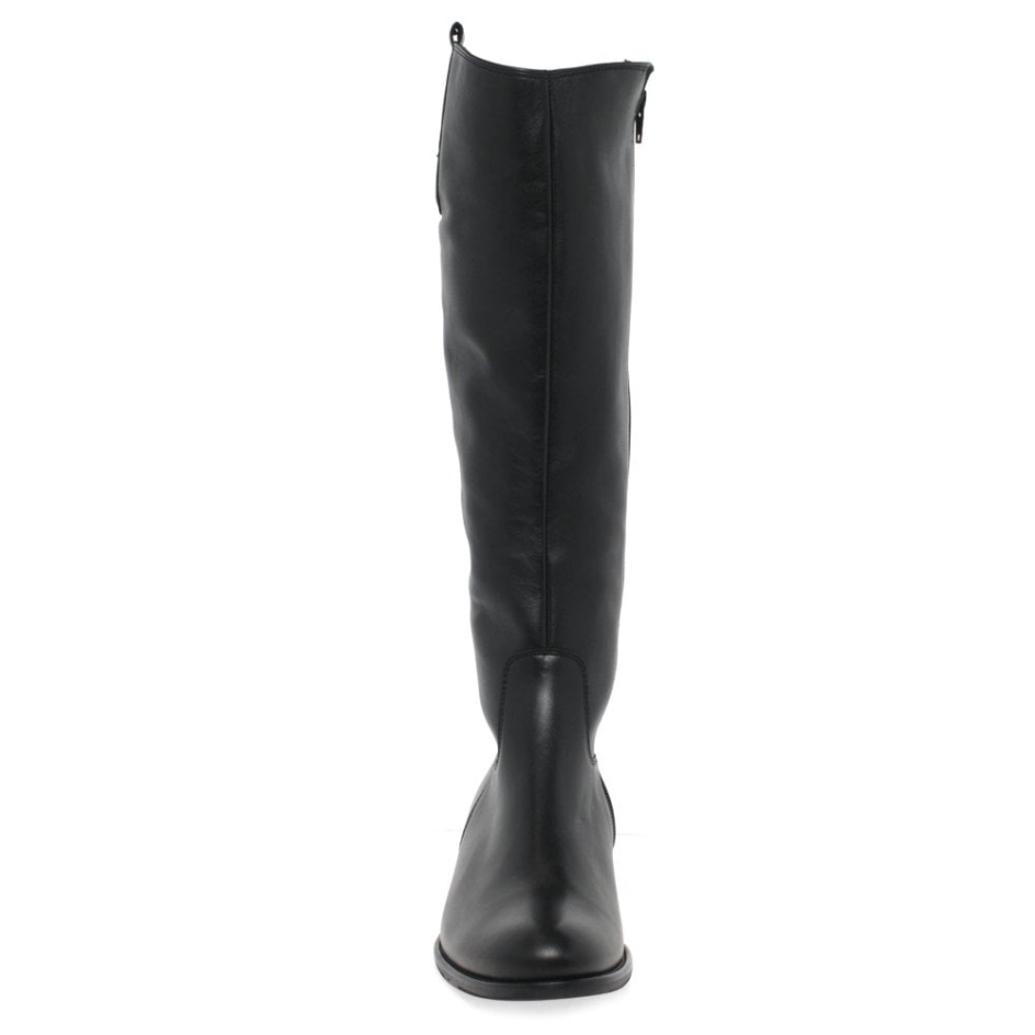 Black Brook M Womens Medium Calf Fitting Long Boots Gabor