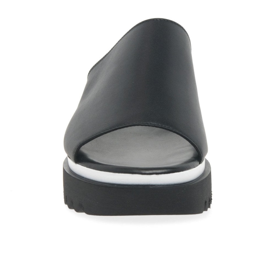 Black Emily- Rose Womens Platform Mules Gabor