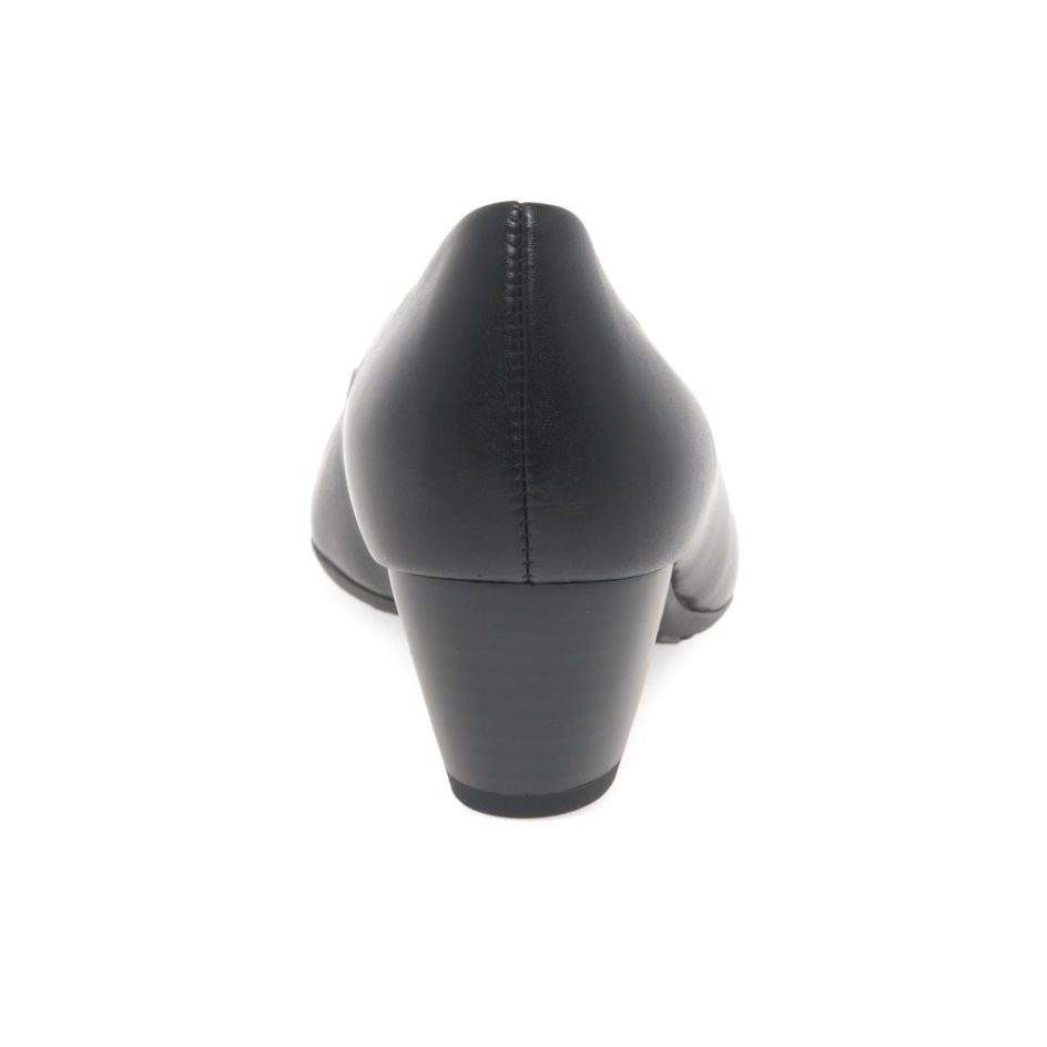 Black Gabor Brambling Womens Court Shoes