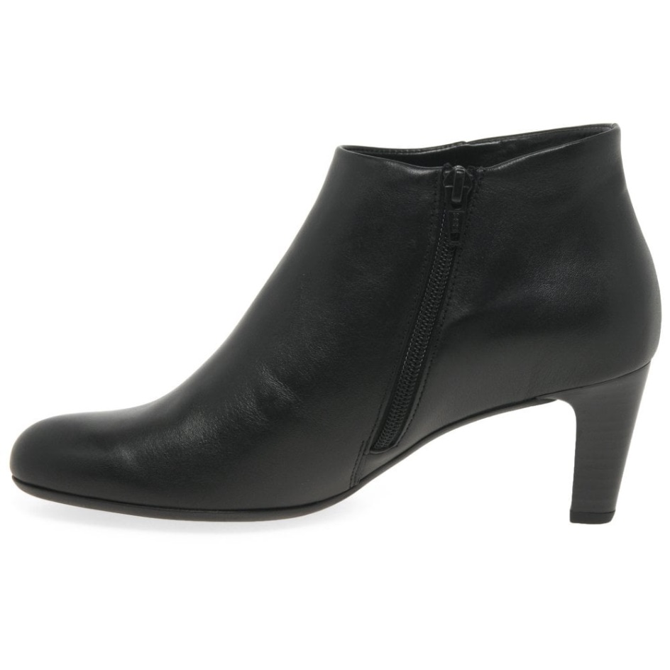 Black Gabor Fatale Womens Ankle Boots