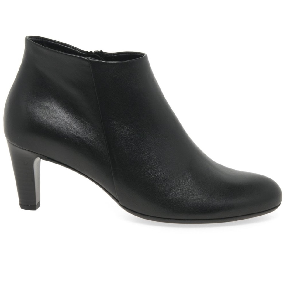 Black Gabor Fatale Womens Ankle Boots