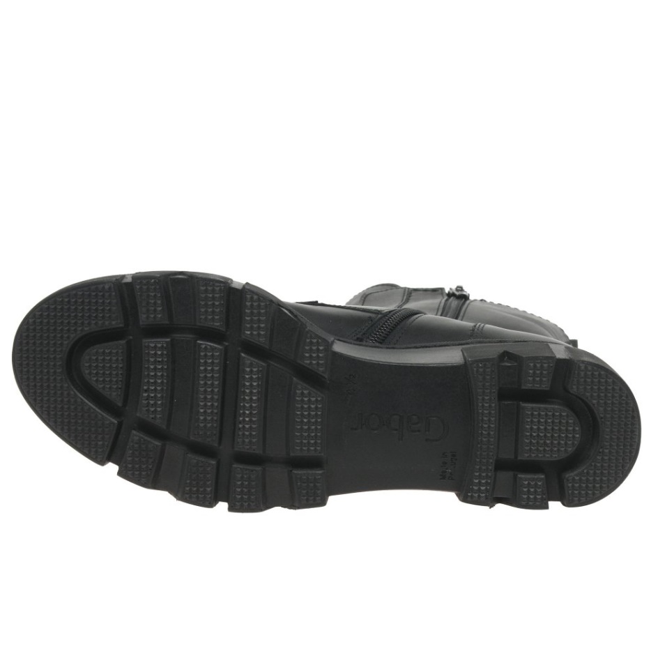 Black Gabor Joy Womens Biker Boot