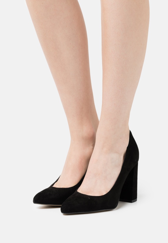 Black Gabor Leather - Classic Heels