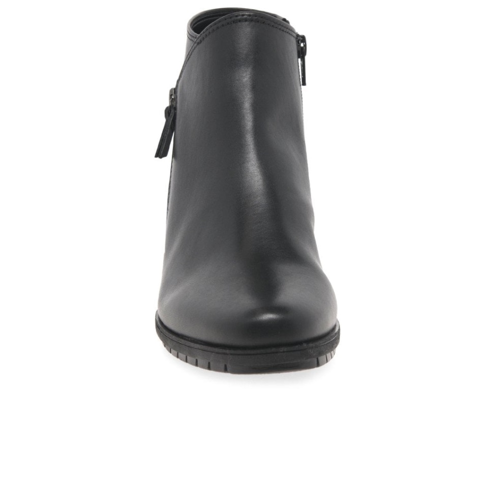 Black Gabor Olivetti Womens Zip Fastening Ankle Boots