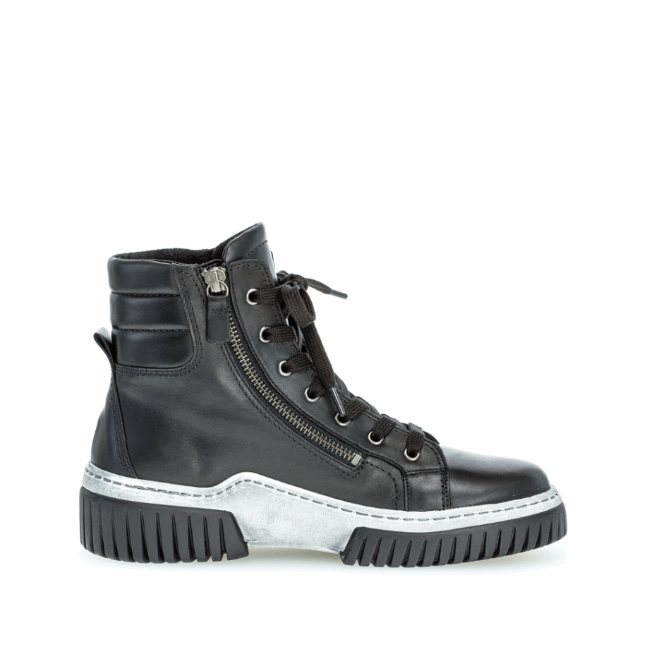 Black Gabor Sneaker Boot