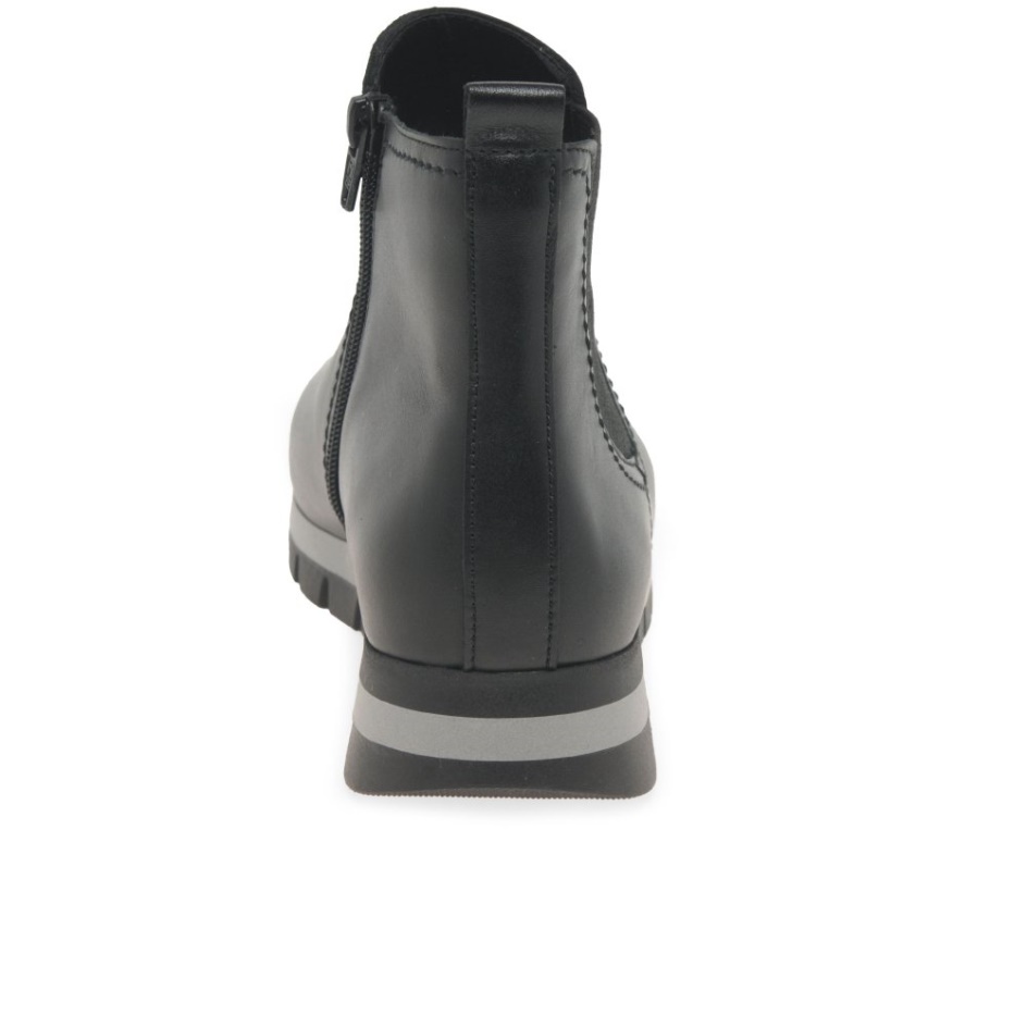 Black Gabor Teller Womens Ankle Boots