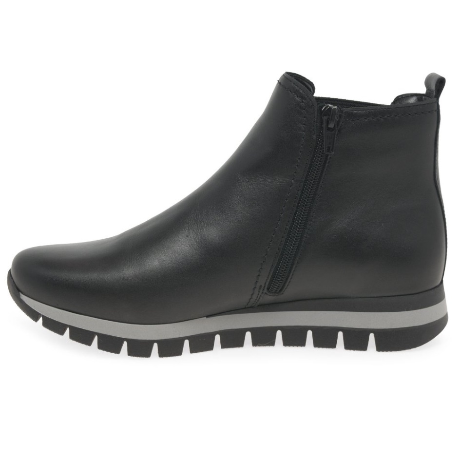 Black Gabor Teller Womens Ankle Boots