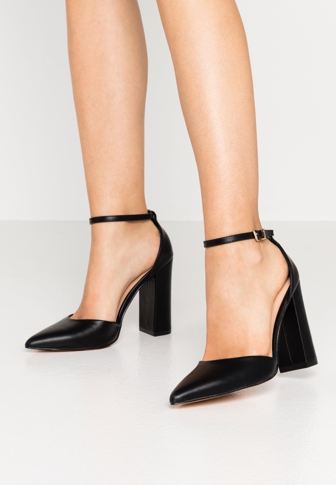 Black Gabor Wide Fit Reggie - Classic Heels
