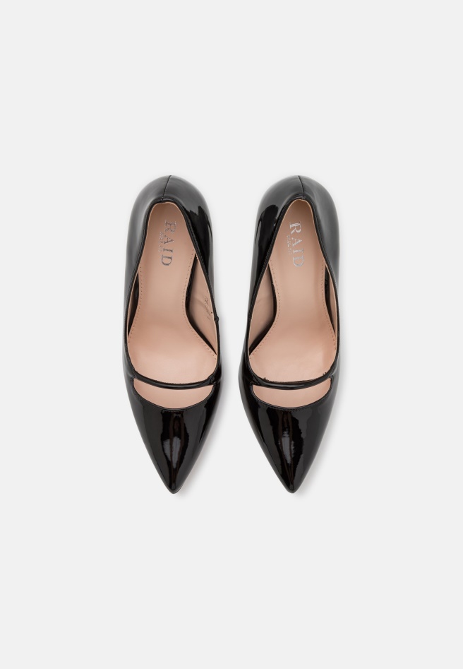 Black Gabor Wide Fit Reggie - Classic Heels