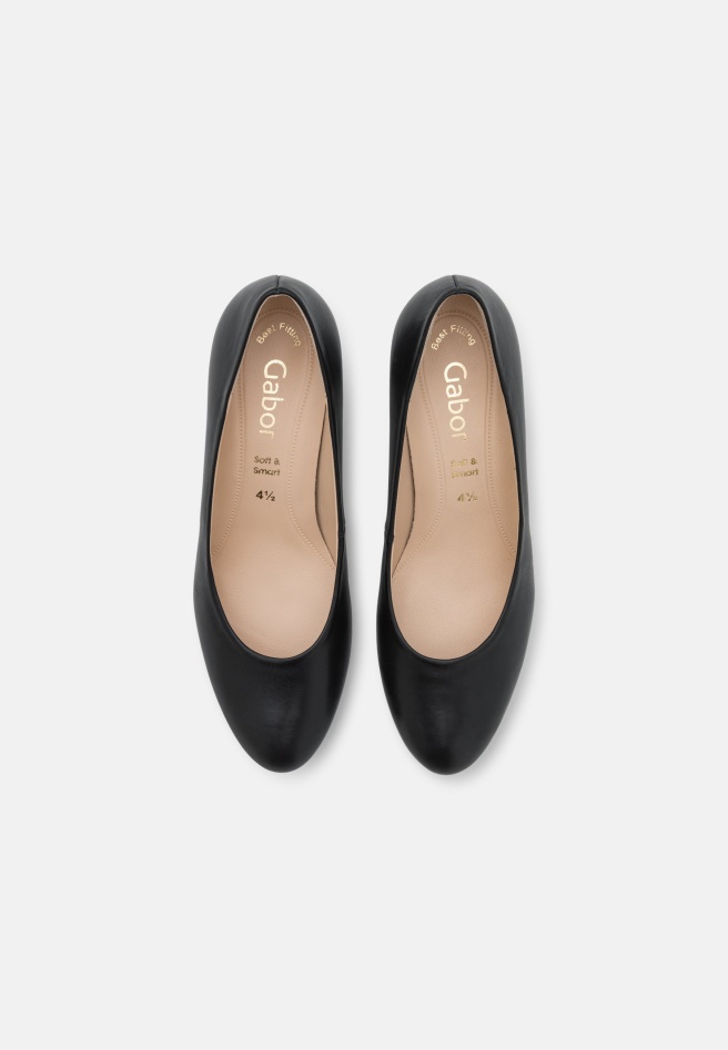 Black Gabor Women Classic Heels