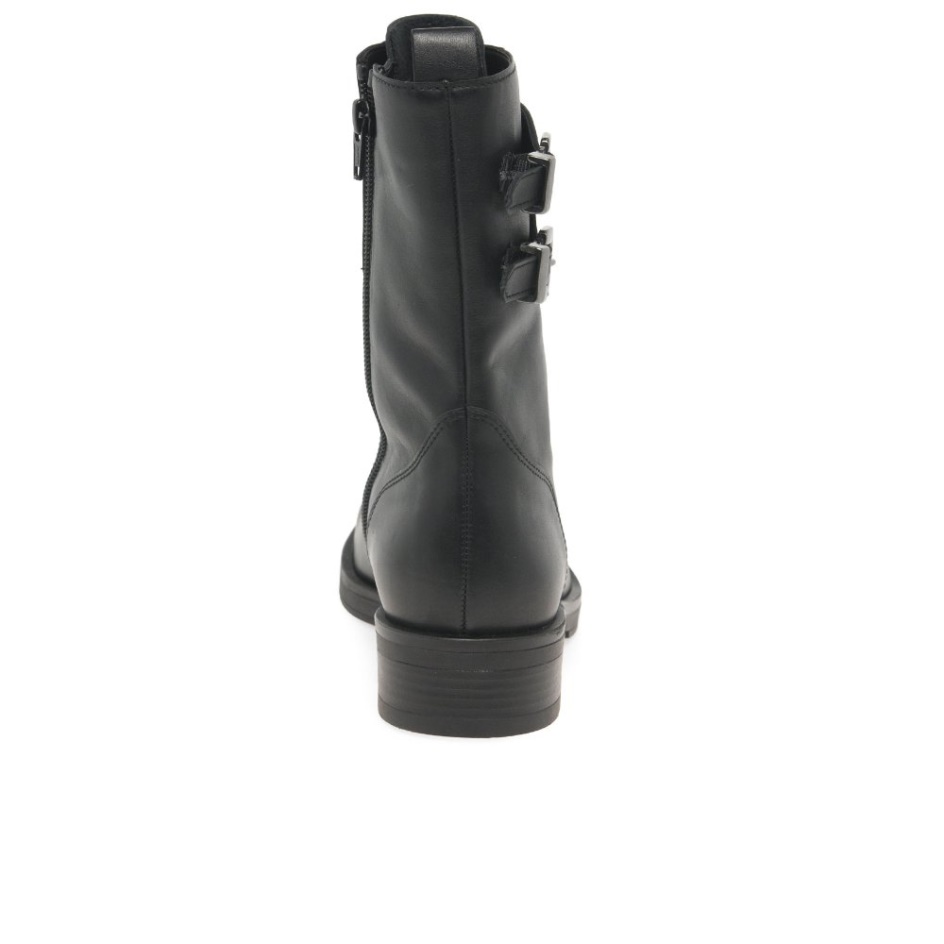 Black Hind Womens Biker Boots Gabor