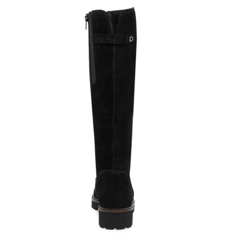 Black Suede Gabor Be- Bop M Womens Knee High Boots