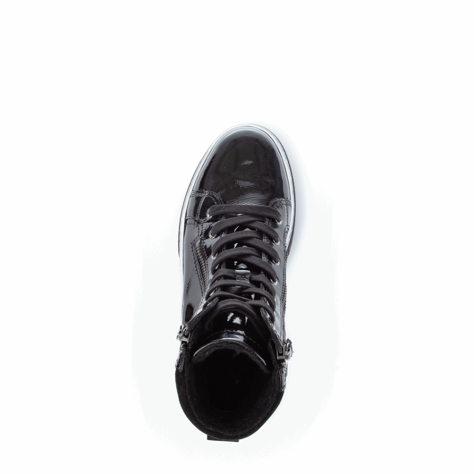 Black Weblam Sneaker Boot Gabor