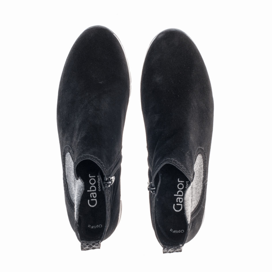 Black Wedge Bootie Gabor