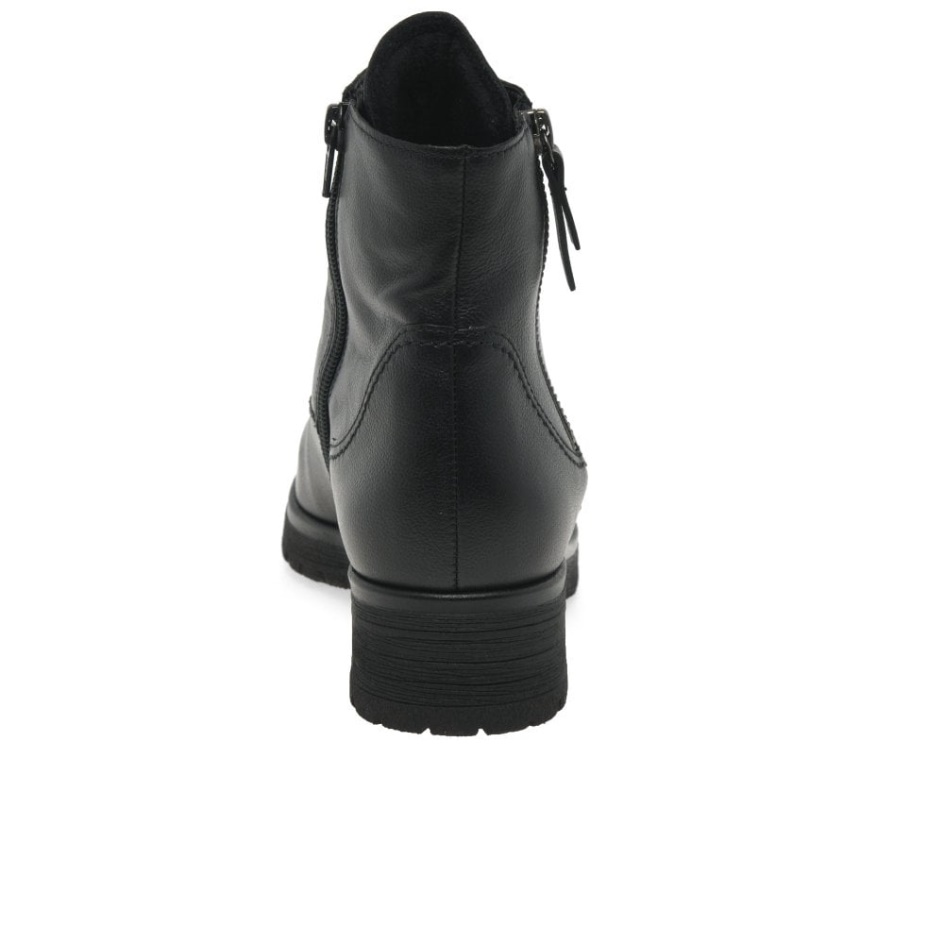 Black Zane Womens Ankle Boots Gabor