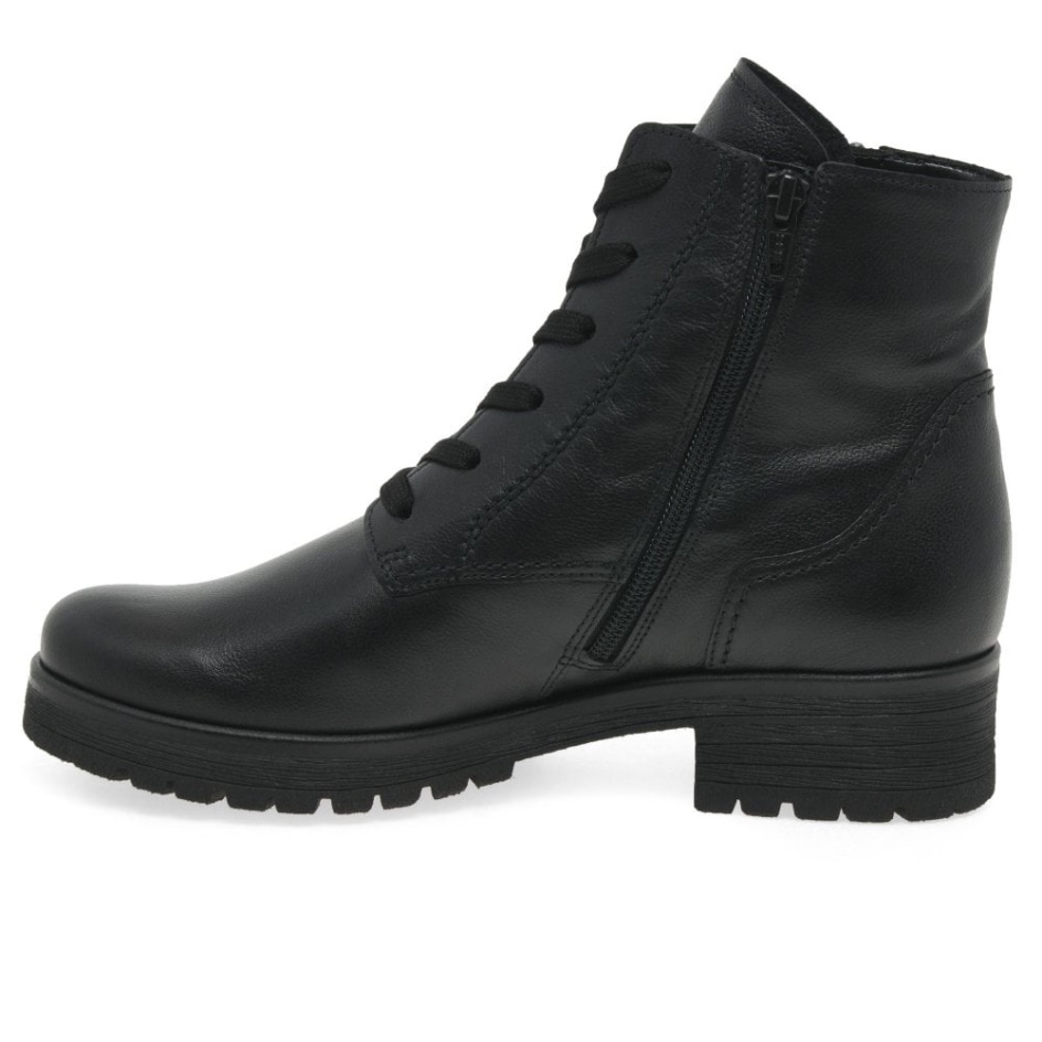 Black Zane Womens Ankle Boots Gabor