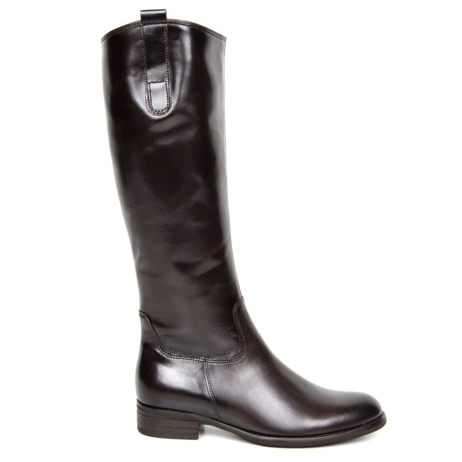 Brook M Womens Medium Calf Fitting Long Boots Gabor Espresso