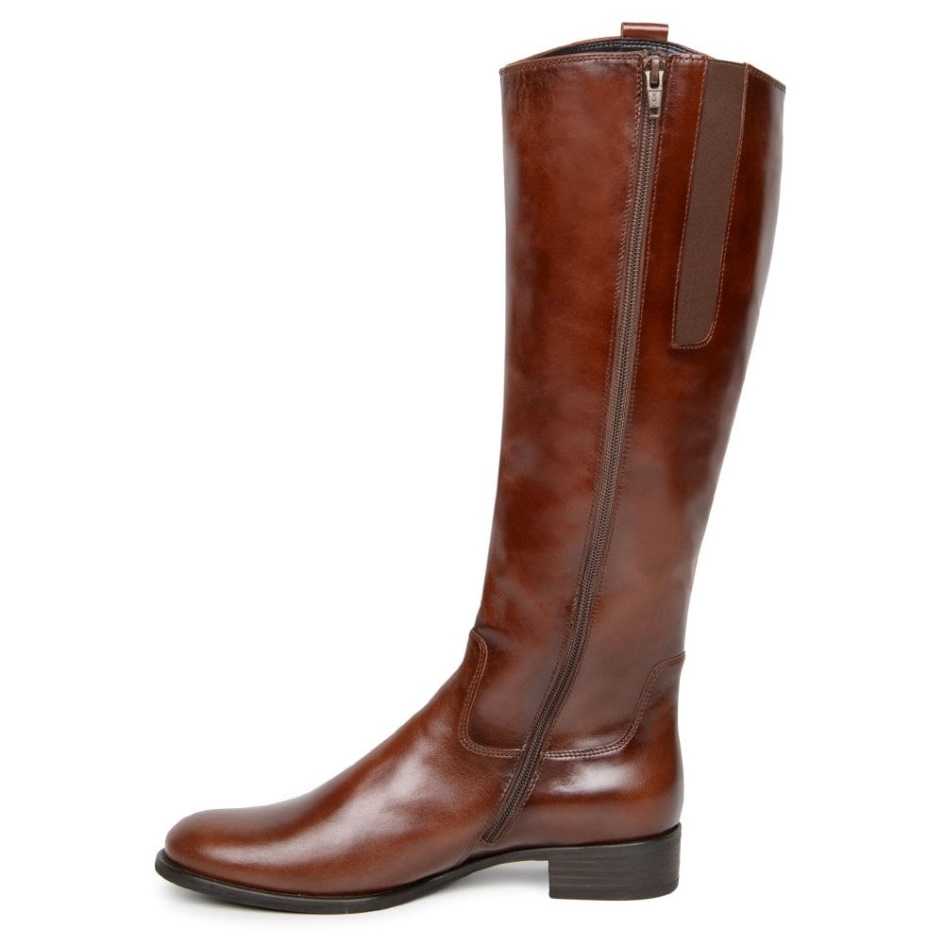 Brook M Womens Medium Calf Fitting Long Boots Gabor Sattel