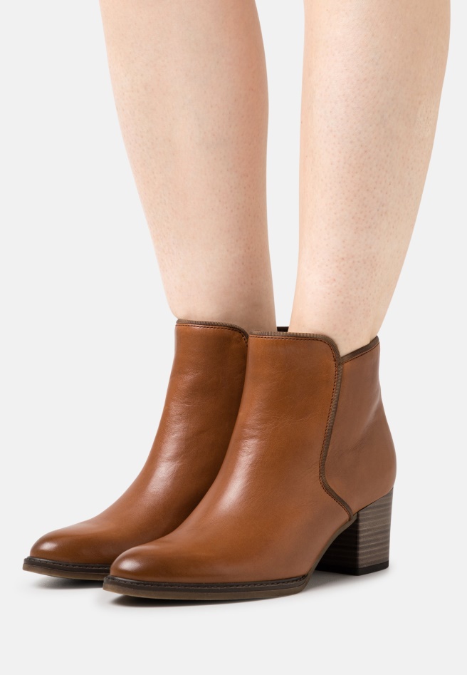 Brown Gabor Classic Ankle Boots