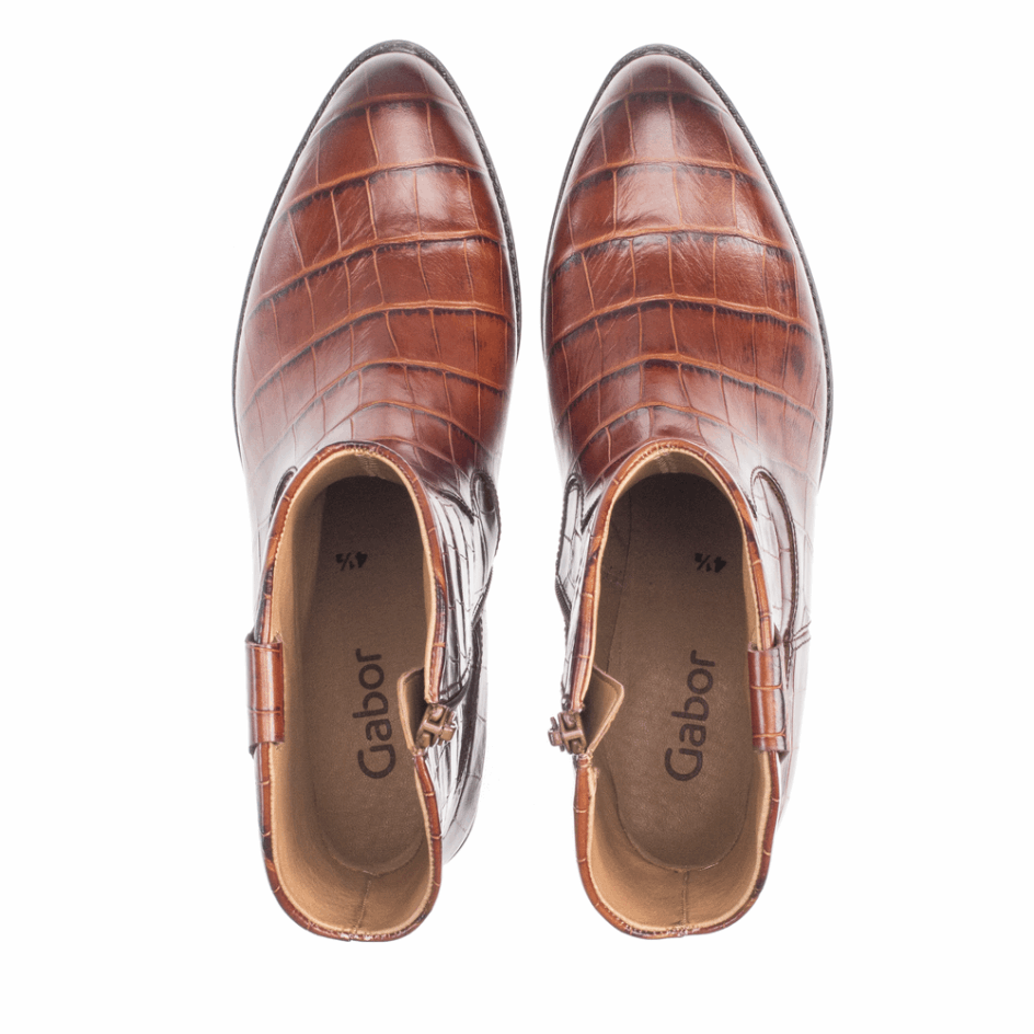 Brown Gabor Western Boot