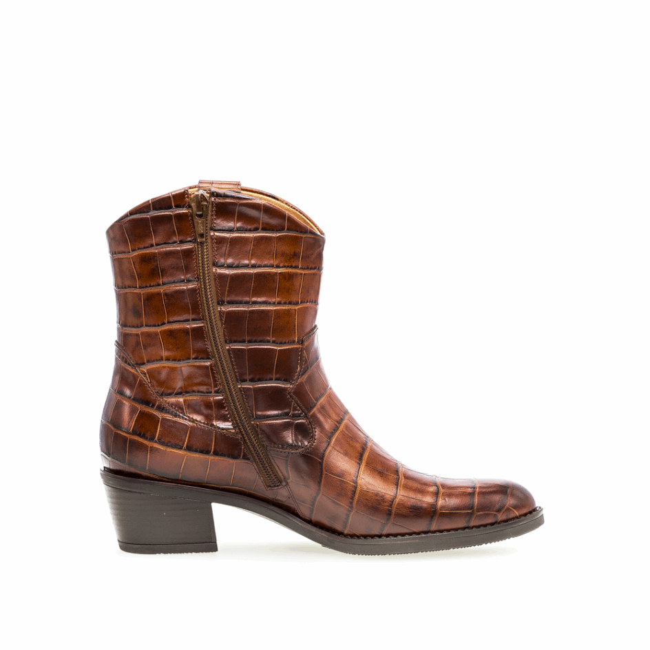 Brown Gabor Western Boot