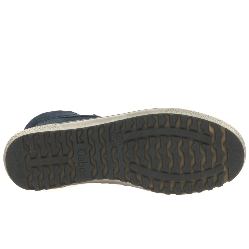 Bulner Womens Casual Ankle Boots Marine Suede Gabor