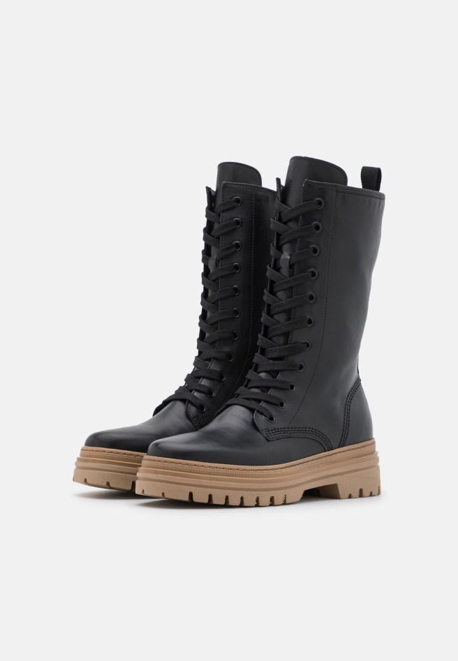 Caramel Lace-Up Boots Gabor