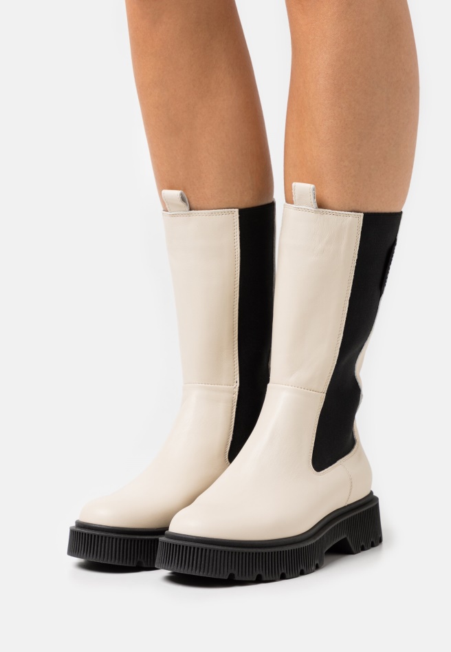 Caramel/Grey Platform Boots Gabor