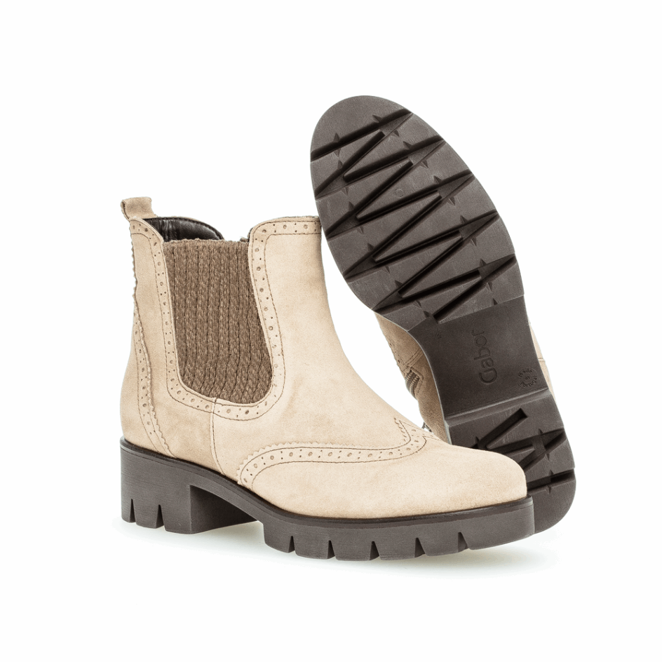 Chelsea Lug Ankle Boot Gabor Desert