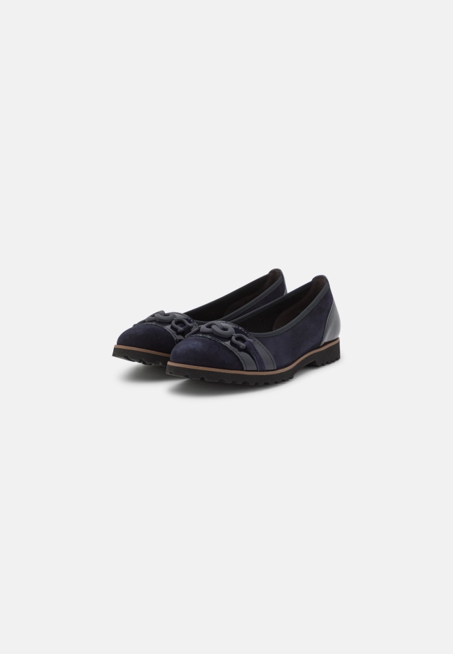 Dark Blue Ballet Pumps Gabor