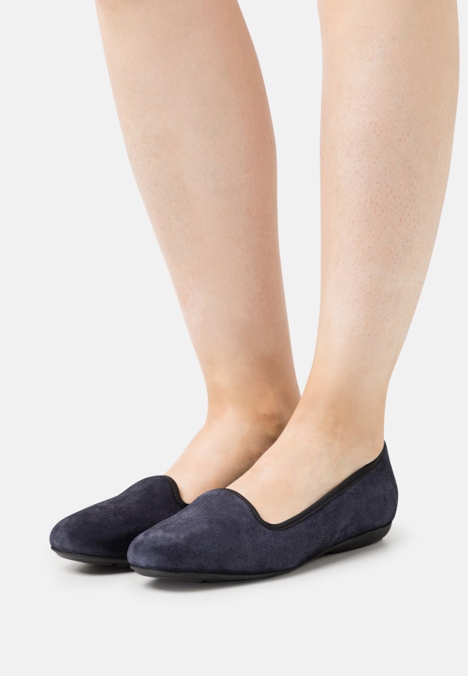 Dark Blue Ballet Pumps Gabor