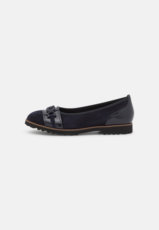 Dark Blue Ballet Pumps Gabor