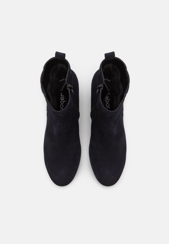 Dark Blue Classic Ankle Boots Gabor