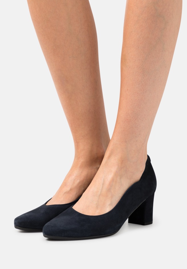 Dark Blue Gabor Classic Heels