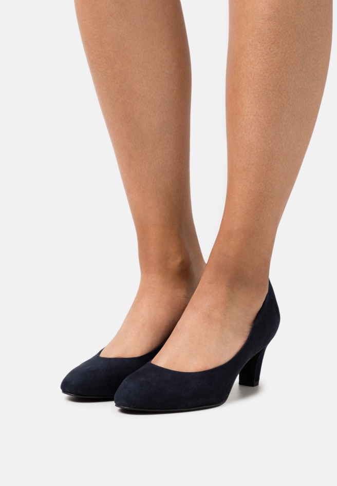Dark Blue Gabor Classic Heels
