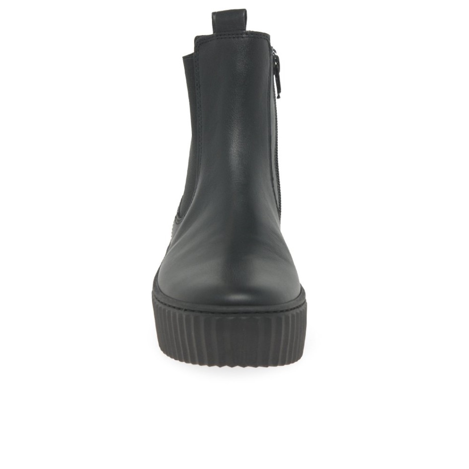 December Ladies Chelsea Boots Gabor Black