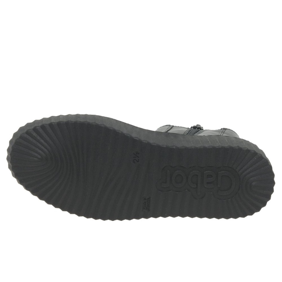 December Ladies Chelsea Boots Gabor Black