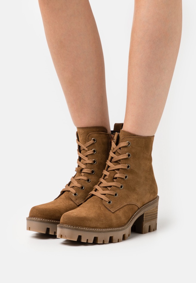 Dust Gabor Lace-Up Ankle Boots