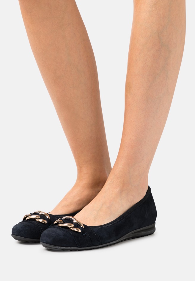 Dusty Rose Gabor Ballet Pumps