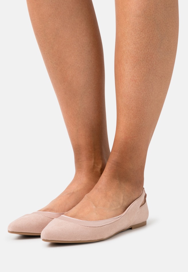 Dusty Rose Gabor Ballet Pumps