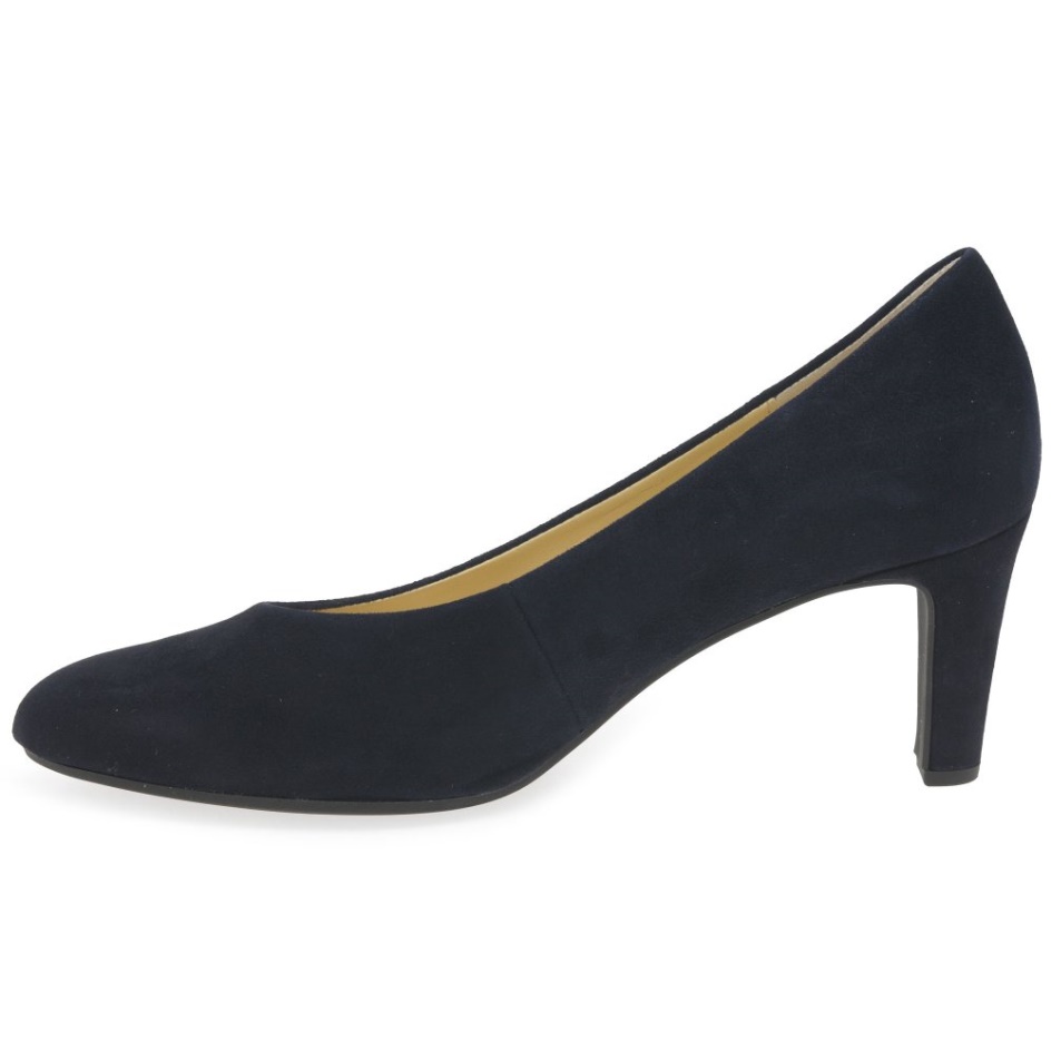 Edina Ladies Court Shoes Gabor Atlantic Suede