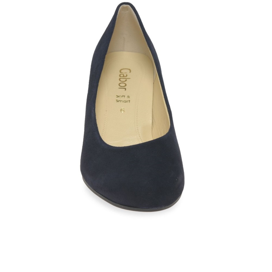 Edina Ladies Court Shoes Gabor Atlantic Suede
