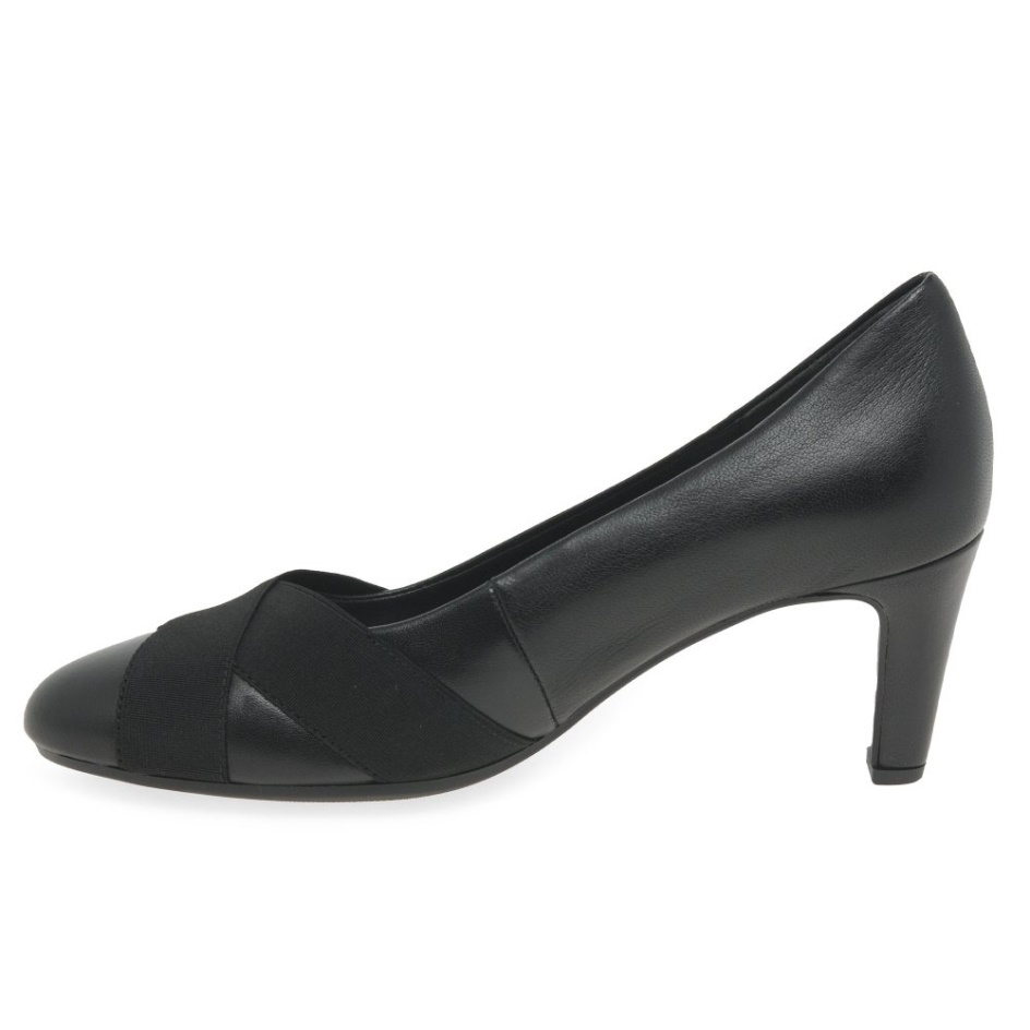 Embassy Ladies Court Shoes Gabor Black