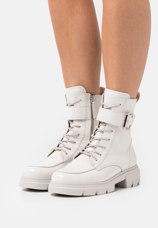 Fango/Dust Gabor Lace-Up Ankle Boots